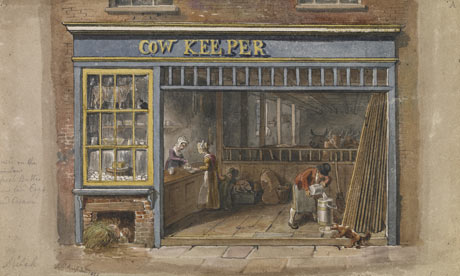Cow Keeper's Shop 1825 George Scharf