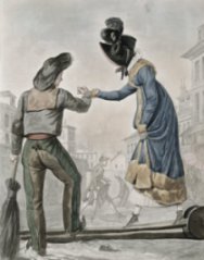 street sweeper and wheeled plank Vernet_street_print