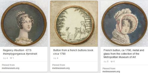 Buttons from the collection at the Metropolitan Museum of Art.