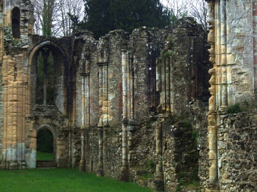 Abbey Church wall and pillars 1