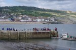 Looking back at Lyme from The&nbsp;Cobb