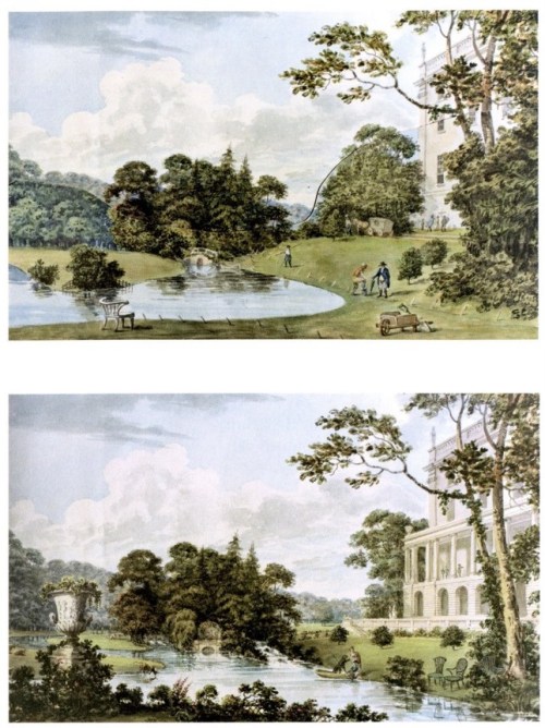 6 Stoneleigh Abbey-Repton_s Red Book “Before and After” (River Avo)