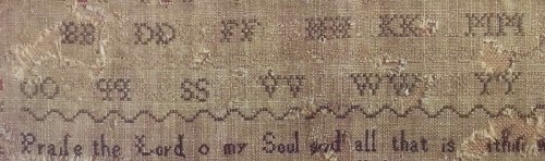 Picture 3 Jane Austen sampler - alphabet