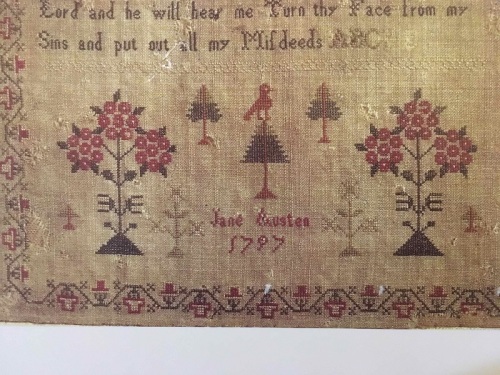 Picture 5 Jane Austen sampler - trees and name and more