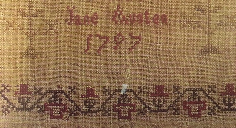 Picture 6 Jane Austen sampler - name and date