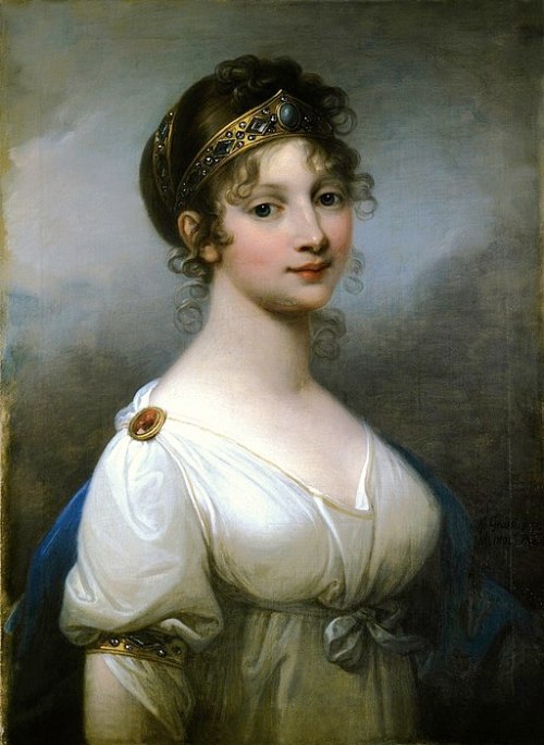 Portrait of Luise von Mecklenburg-Strelitz, Josef Grassi 1802