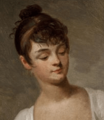 Portrait of a young girl, Louis-Léopold Boilly. Date unknown.