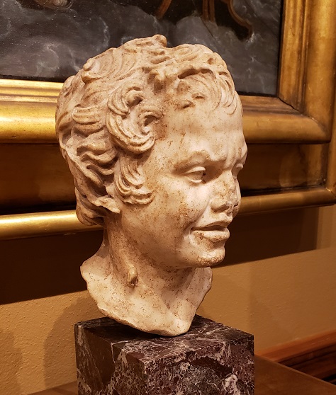 Head of a Satyr, 2nd century A.D. Roman copy after a Hellenistic Greek original.