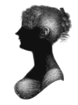 Silhouette of Cassandra Austen (1773-1845), sister of Jane&nbsp;Austen