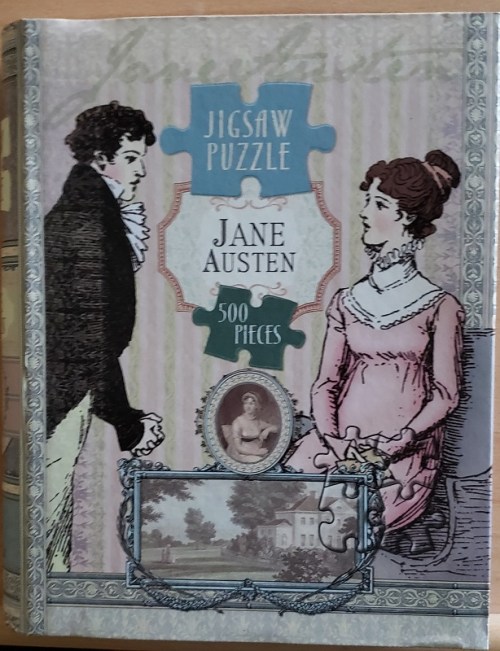 Cover of Jane Austen 500 piece jigsaw puzzle