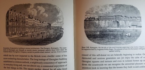 Two illustrations of Regency Ramsgate inside Brighton book