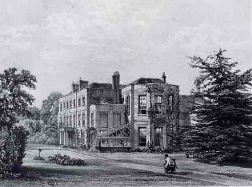 18th century engraving of Manydown Park