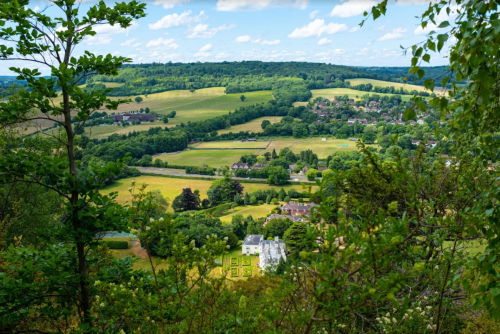 Image of a view of Burford. 