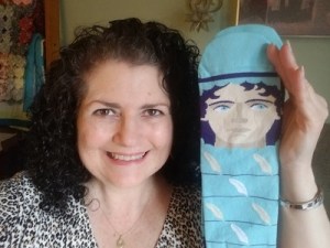 Denise with her new chattyfeet socks