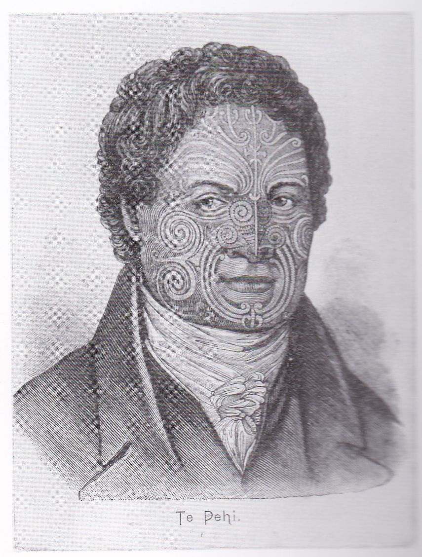 Black and white engraving of Tupai, Tahitian navigator, creative commons, wikimedia