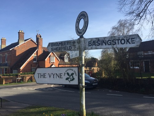 Photo of Sherborne St John road sign