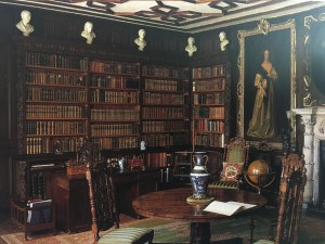 Photo of the Vyne library, National Trust
