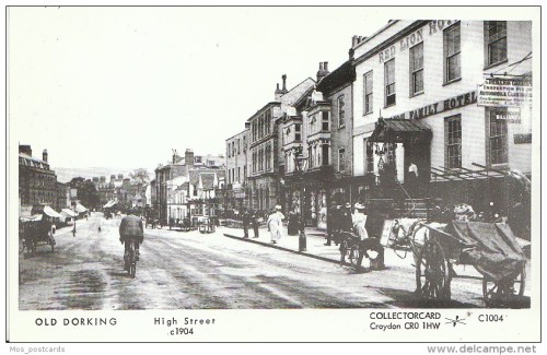 Image Dorking, the Red Lion Hotel, 1904 Postcard