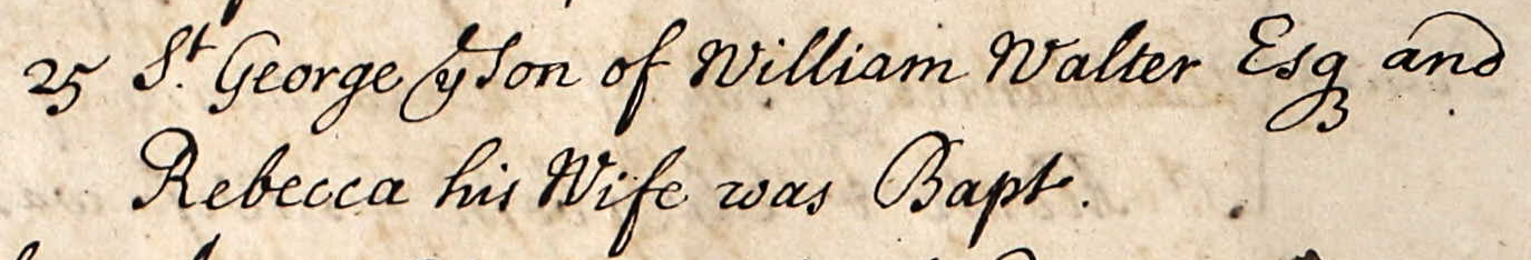 Dunning-Image 2 St George's baptism 1723