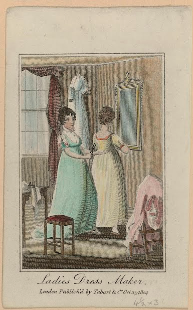 Book of Trades-The Dressmaker-1804