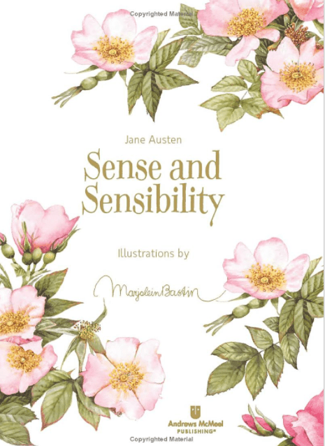 Cover page with roses illustrated by Bastin