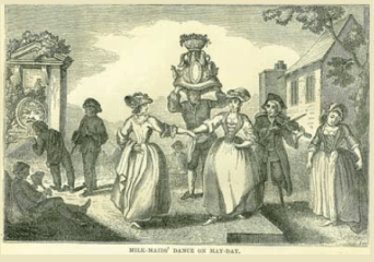 Milk maids dance on May Day