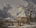 George Morland winter&nbsp;scene