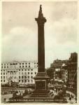 Nelson’s column, blackened